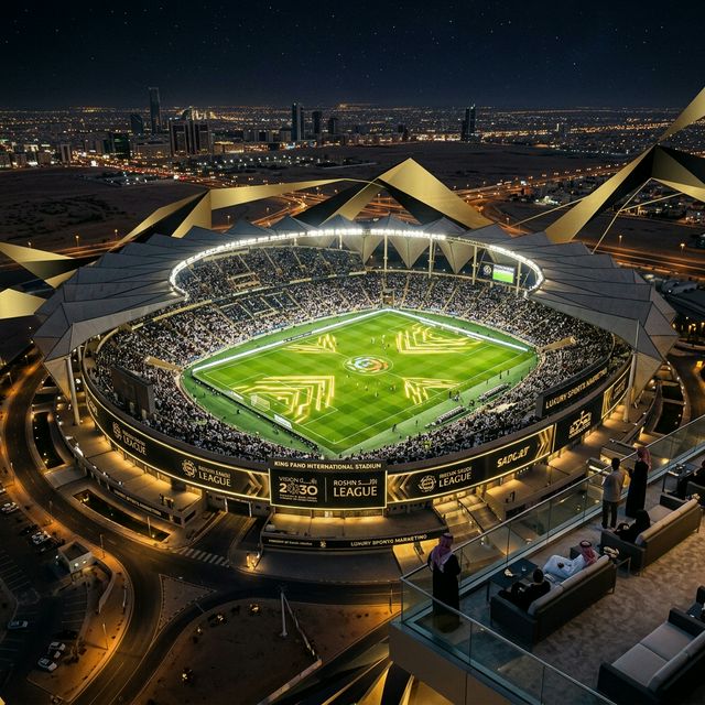 Saudi elite sports marketing and stadium infrastructure